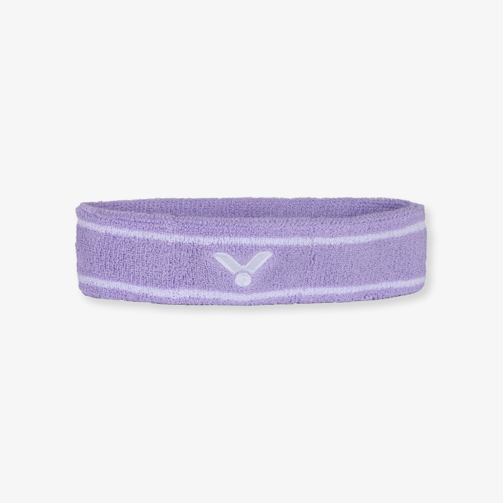 Victor SP506CPS J Sport Headband - Breathable Sweatband for Running, Yoga & Workouts - Grape Purple Performance Headwear for Men & Women