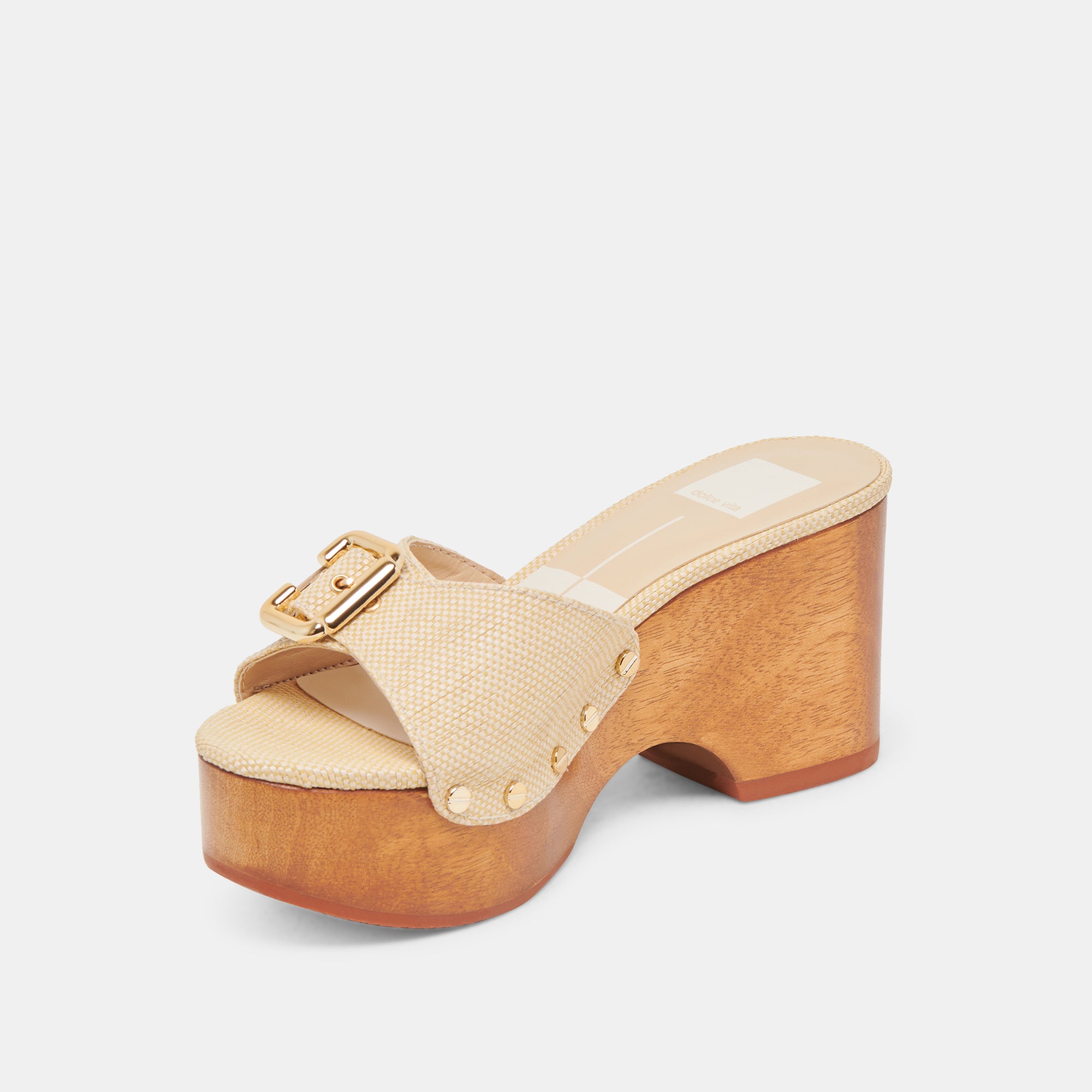YALAH Women's Natural Raffia High Heels - Comfortable Summer Sandals for Beach, Wedding & Party Wear