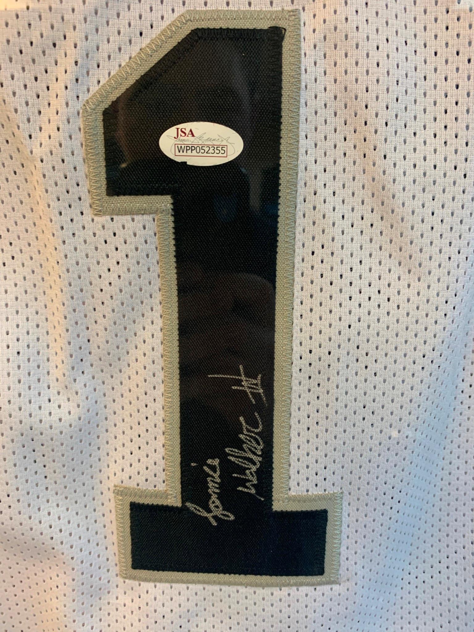 Lonnie Walker IV Autographed Framed Jersey with JSA Certification WPP052355 - San Antonio Spurs NBA Memorabilia - Perfect for Sports Fans, Man Cave Decor, and Collectors