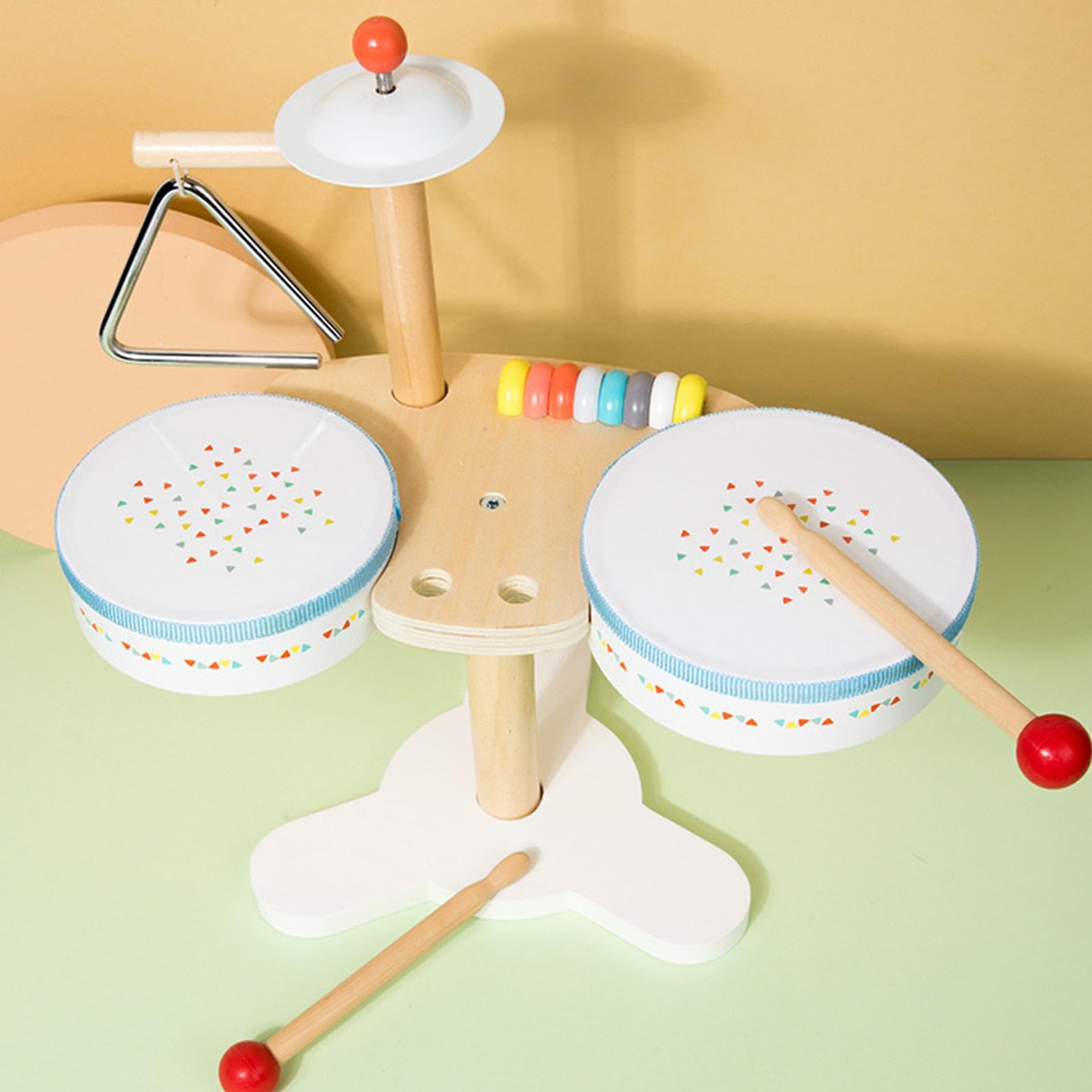 Best Kids Drum Set for Toddlers 1-3 Years - Musical Instruments & Educational Toys for Early Learning - Perfect for Indoor Play, Birthday Gifts & Preschool Music Development