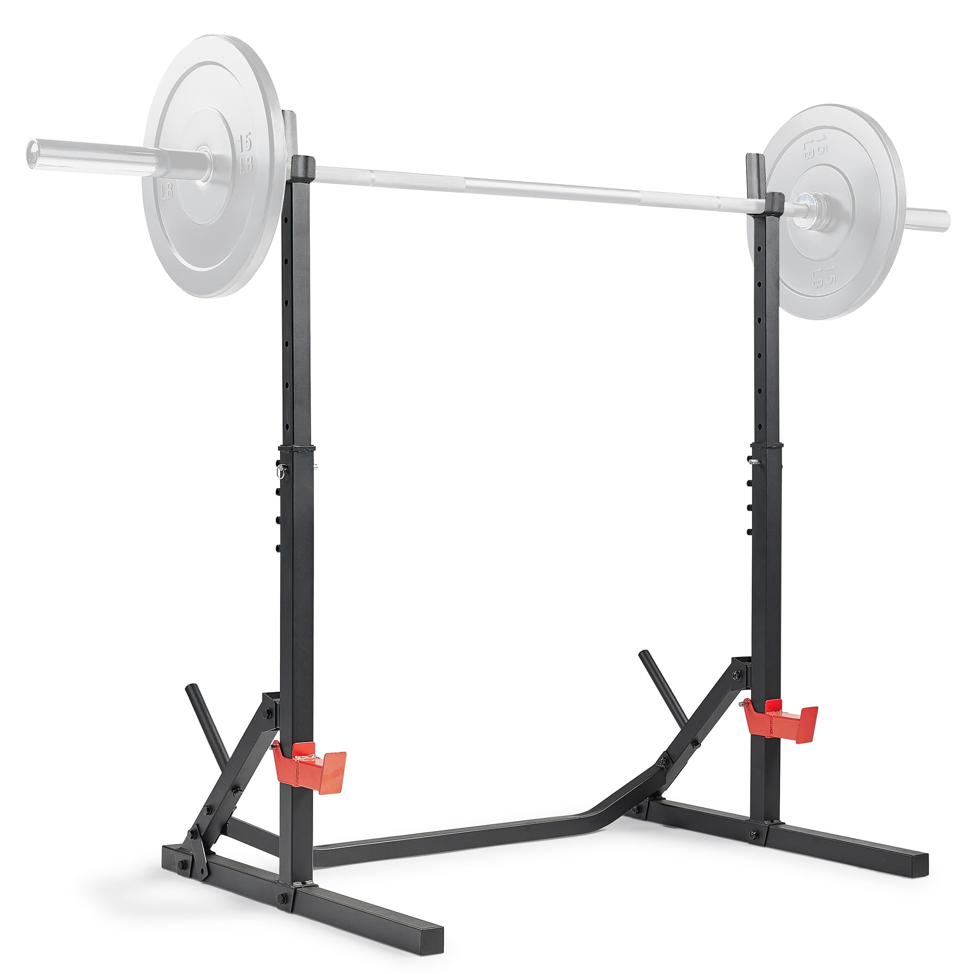 Sunny Health & Fitness Multifunctional Strength Training Home Gym System - Complete Workout Equipment with Training Attachments, Squat Stand, Power Rack Cage & Adjustable Bench | Perfect for Home Gym, Weight Lifting & Full Body Workouts