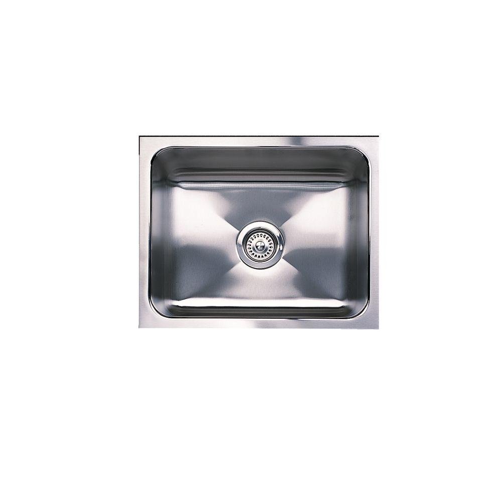 Blanco 440292 Blancomagnum Single Bowl Undermount Kitchen Sink in Satin Finish - Perfect for Modern Kitchens & Easy Cleaning