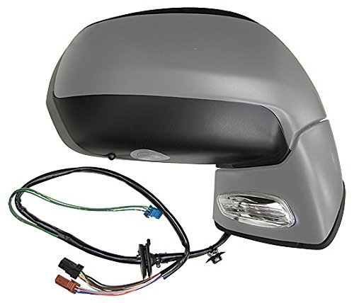 Heated Memory Auto-Dimming Rearview Mirror with LED Map Lights & Courtesy Light - Compatible with 2007-2013 Vehicles | Perfect for Night Driving & Parking Assistance