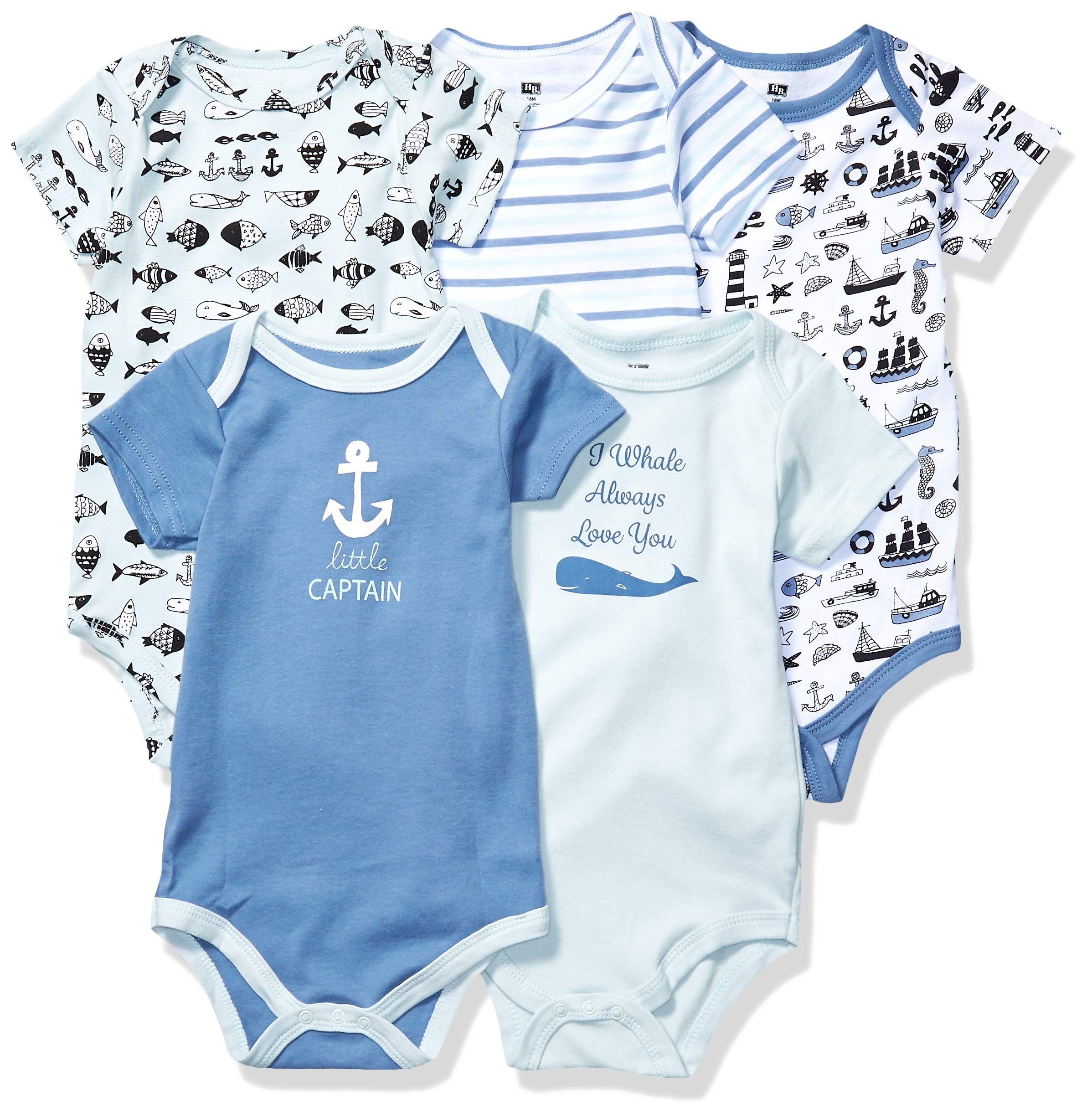 Hudson Baby Cotton Bodysuits for Boys & Girls - Soft & Comfortable for Daily Wear