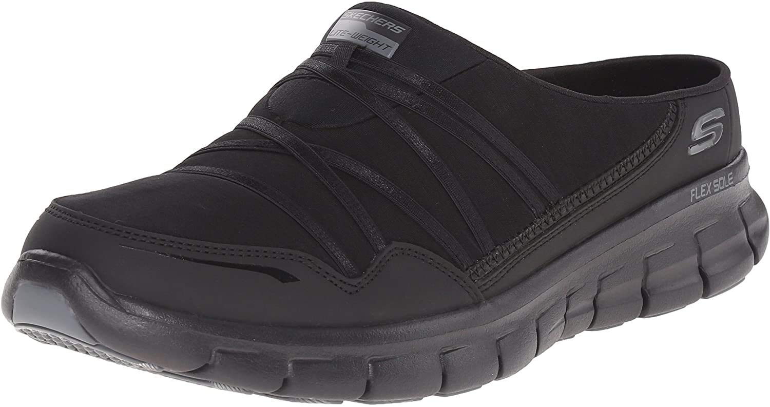 Skechers Sport Women's Air Streamer Slip-On Mule Shoes - Comfortable Lightweight Walking & Casual Sneakers for Women - Perfect for Work, Travel, and Everyday Wear
