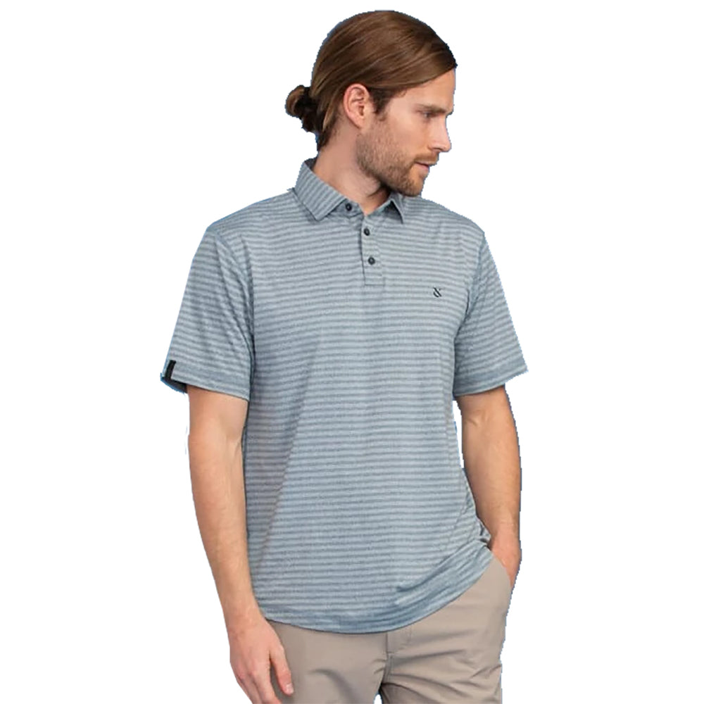 Devereux Vanquish Men's Performance Golf Polo Shirt - Moisture Wicking & UV Protection for Comfort on the Golf Course