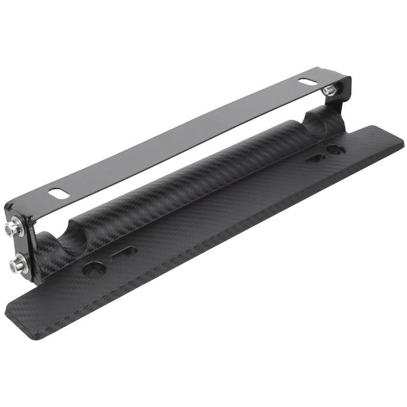 Carbon Fiber License Plate Bracket - Adjustable Universal Car Plate Holder for Custom Styling - Perfect for Car Mods, Show Cars & Off-Road Vehicles