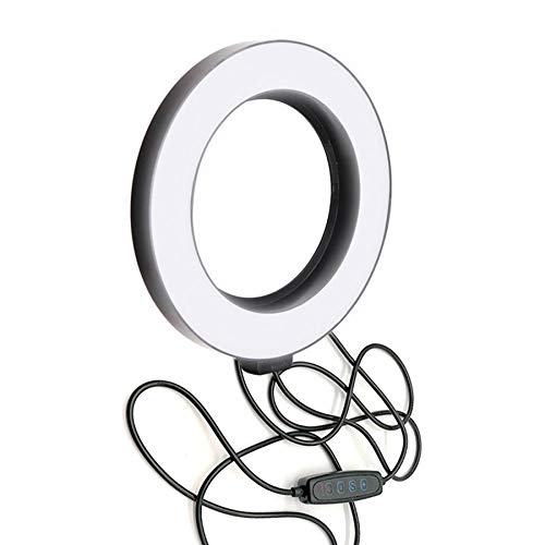 Eighosee 6 Inch LED Ring Light with Stand - Dimmable Selfie Light with 3 Color Modes (Warm/White/Cool) for Phone, YouTube, TikTok, Makeup & Live Streaming - Perfect for Content Creators, Vloggers & Beauty Enthusiasts