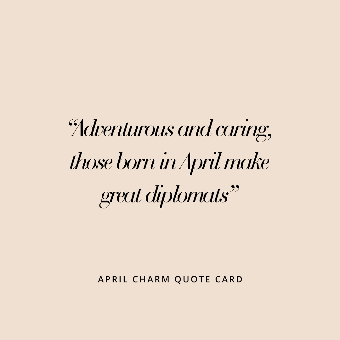 April Birthstone Charm for Petite Jewelry - Perfect for Birthdays, Anniversaries & Special Occasions