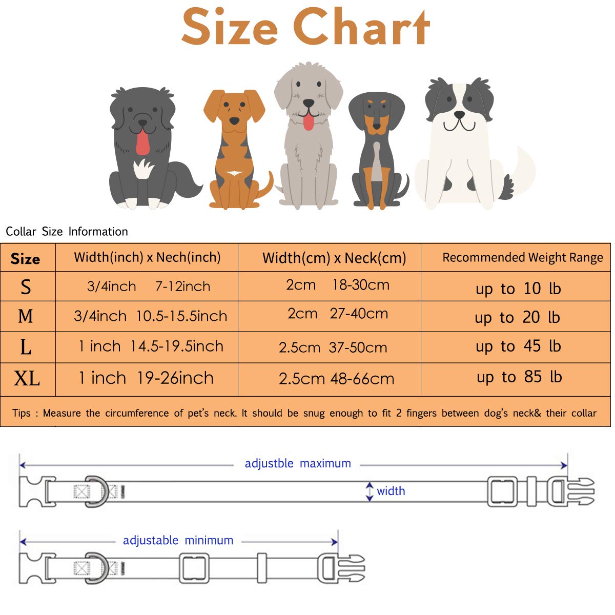 Impoosy 2-Piece Halloween Pet Collar and Ghost Leash Set - Adjustable Cute Dog Cat Collar for Small Medium Large Pets (X-Large, Pink) - Perfect for Halloween Costumes, Pet Parties & Spooky Photo Shoots