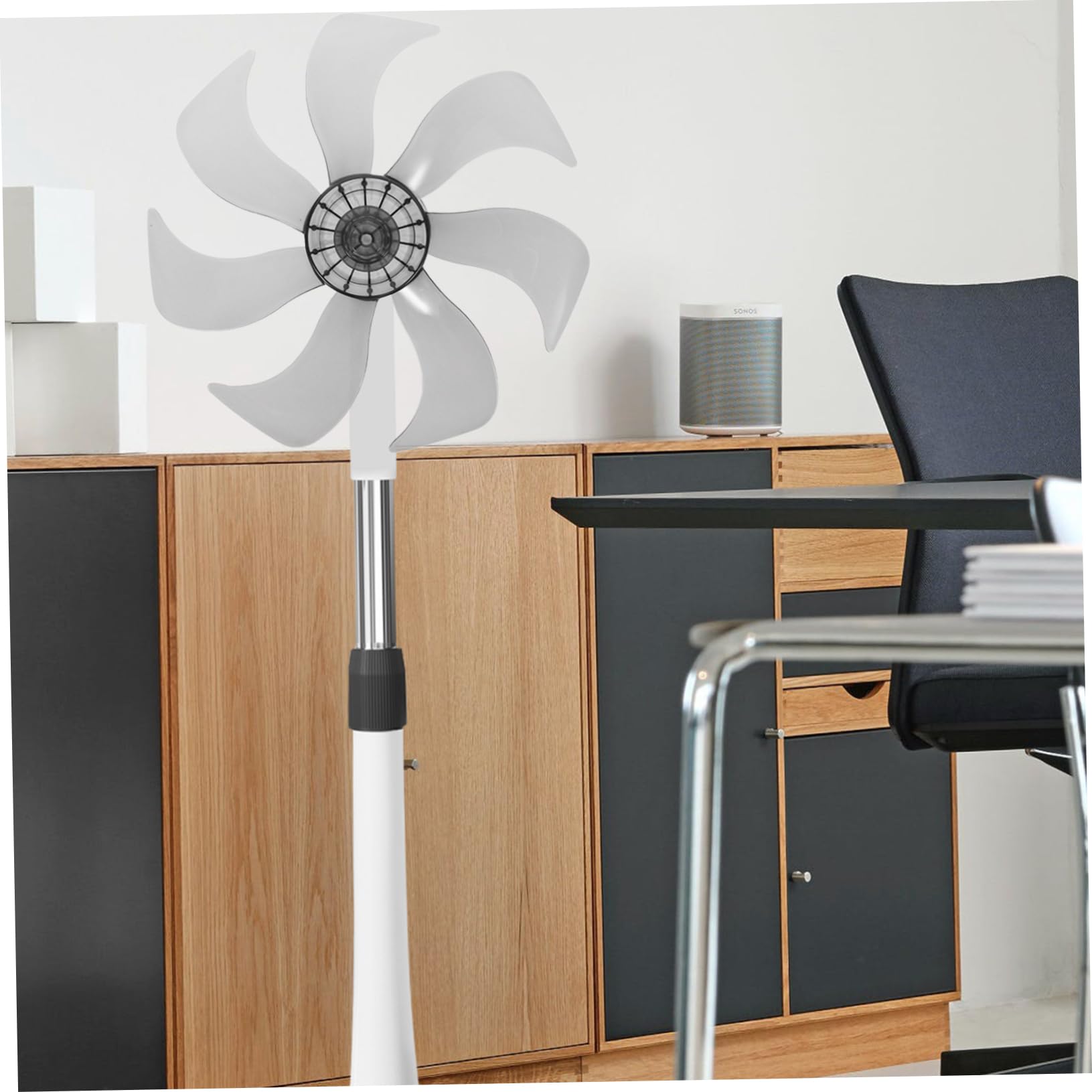 DOITOOL 16 Inch & 18 Inch Replacement Fan Blades - 7 Floor Standing Fan Blades, Electric Ceiling Fan Blades, Table & Desk Fan Accessories - Durable Plastic, Quiet Operation for Home, Office & Workshop Cooling