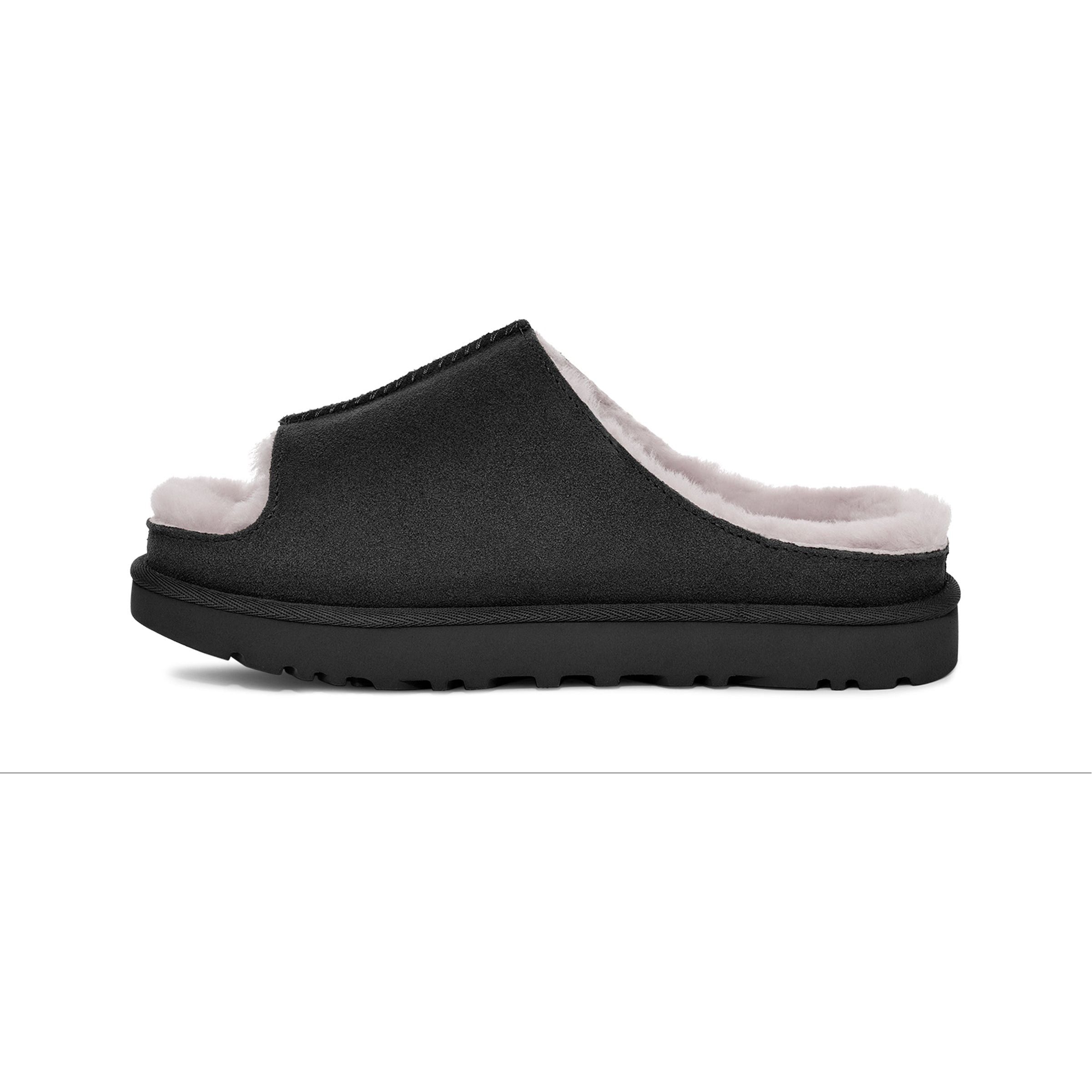 UGG Women's Greenport Slide Sandals - Comfortable House Slippers with Soft Wool Lining for Indoor/Outdoor Wear at Home or Beach