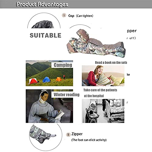 Ultralight Warm Adult Sleeping Bag for Winter Camping - Portable Indoor & Outdoor Use for Hiking, Backpacking, and Travel