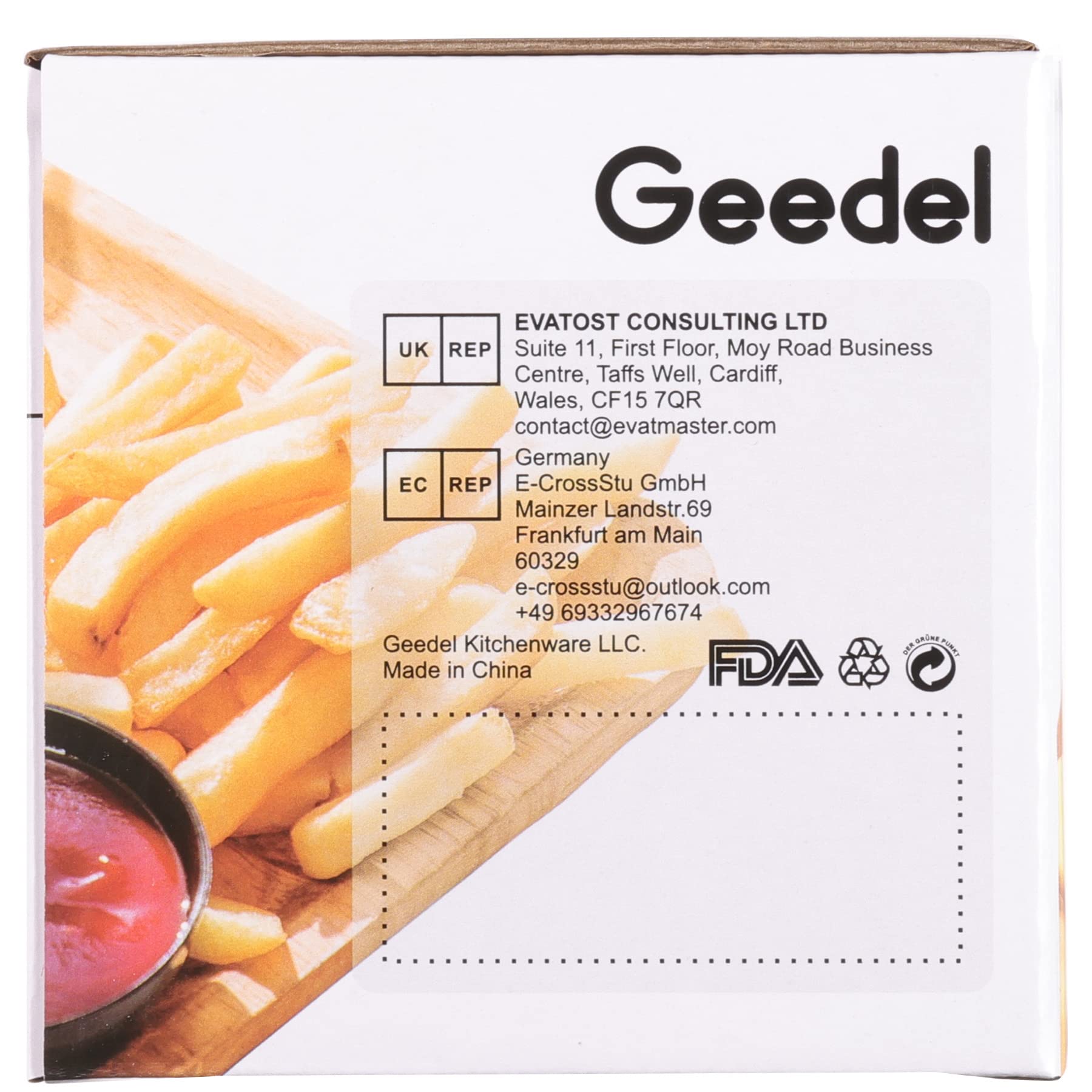 Geedel Manual Potato Chipper - Professional Vegetable & Fruit Slicer for Potatoes, Onions, Carrots, Cucumbers | Perfect for Home Cooking, Meal Prep & Healthy Snacks
