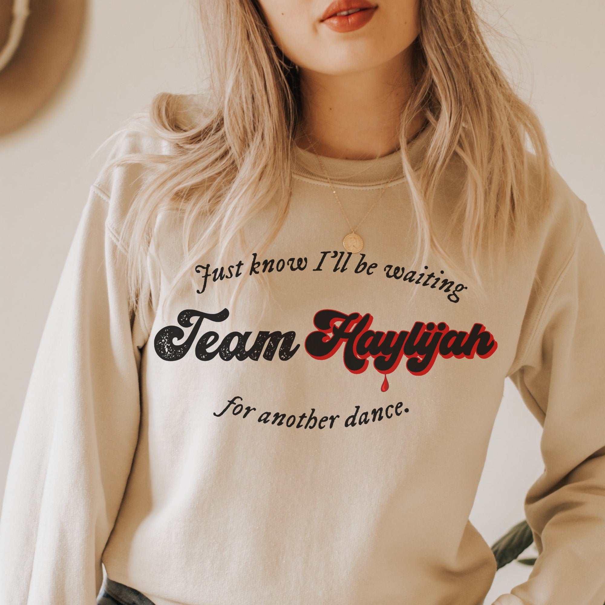 Team Haylijah Sweatshirt | The Vampire Diaries TVD Merchandise | Elijah Mikaelson Inspired Apparel | Perfect TVD Fan Gift for Cosplay & Casual Wear