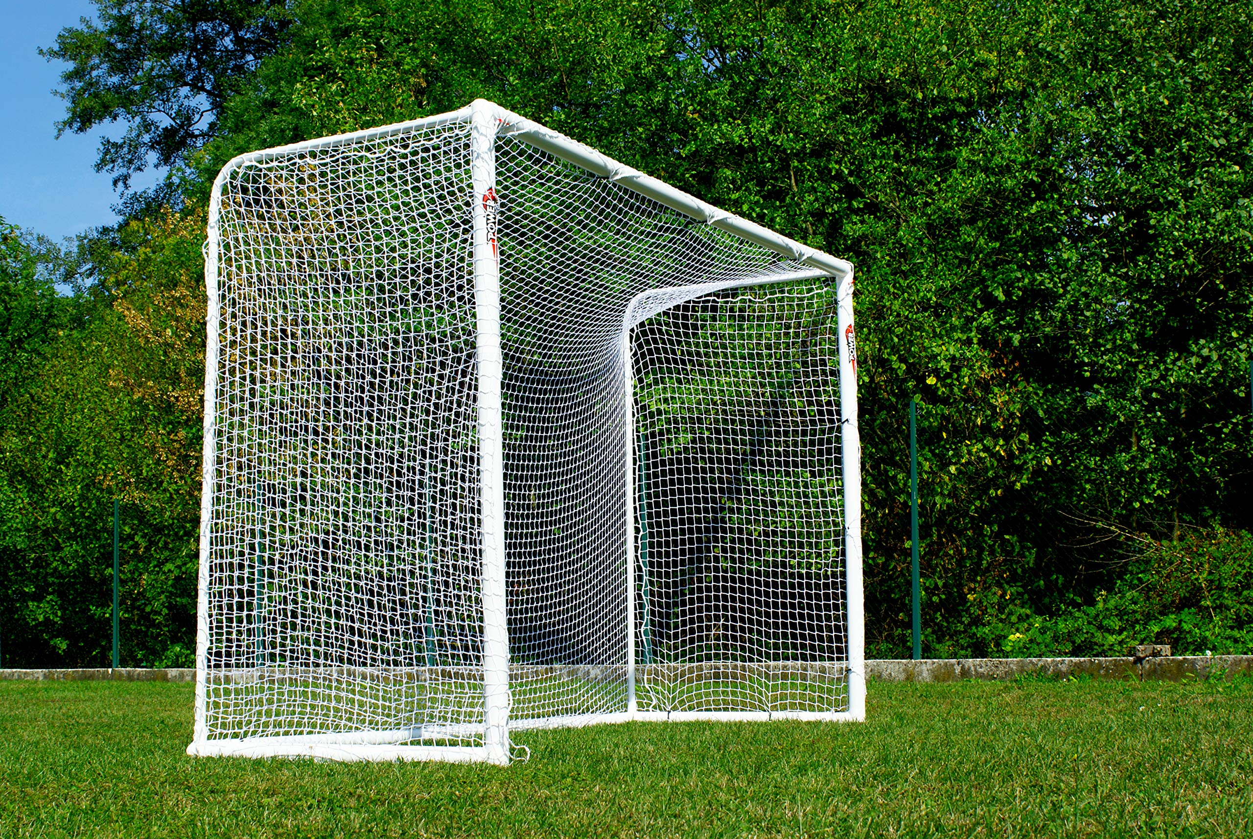 POWERSHOT® 3x2m Soccer Goal for Backyard Training - German Made Football Net with 2-Year Warranty & All-Weather Installation | Perfect for Youth Practice, Garden Games & Professional Training Sessions