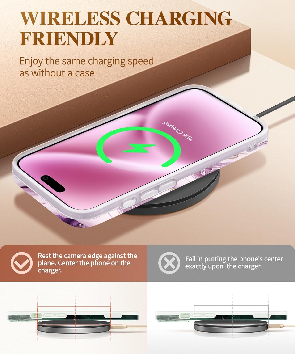 iPhone 16 Case with Screen Protector & Camera Lens Protector - Slim TPU Shockproof Bumper Cover | Protective Phone Case for Everyday Use, Travel & Outdoor Activities