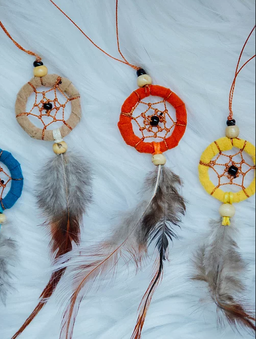 MALI PAH Tropical Hair Accessories - Dream Catchers for Women, Boho Hair Clips, Beach Wedding Hair Jewelry - Perfect for Festivals, Vacations & Special Occasions