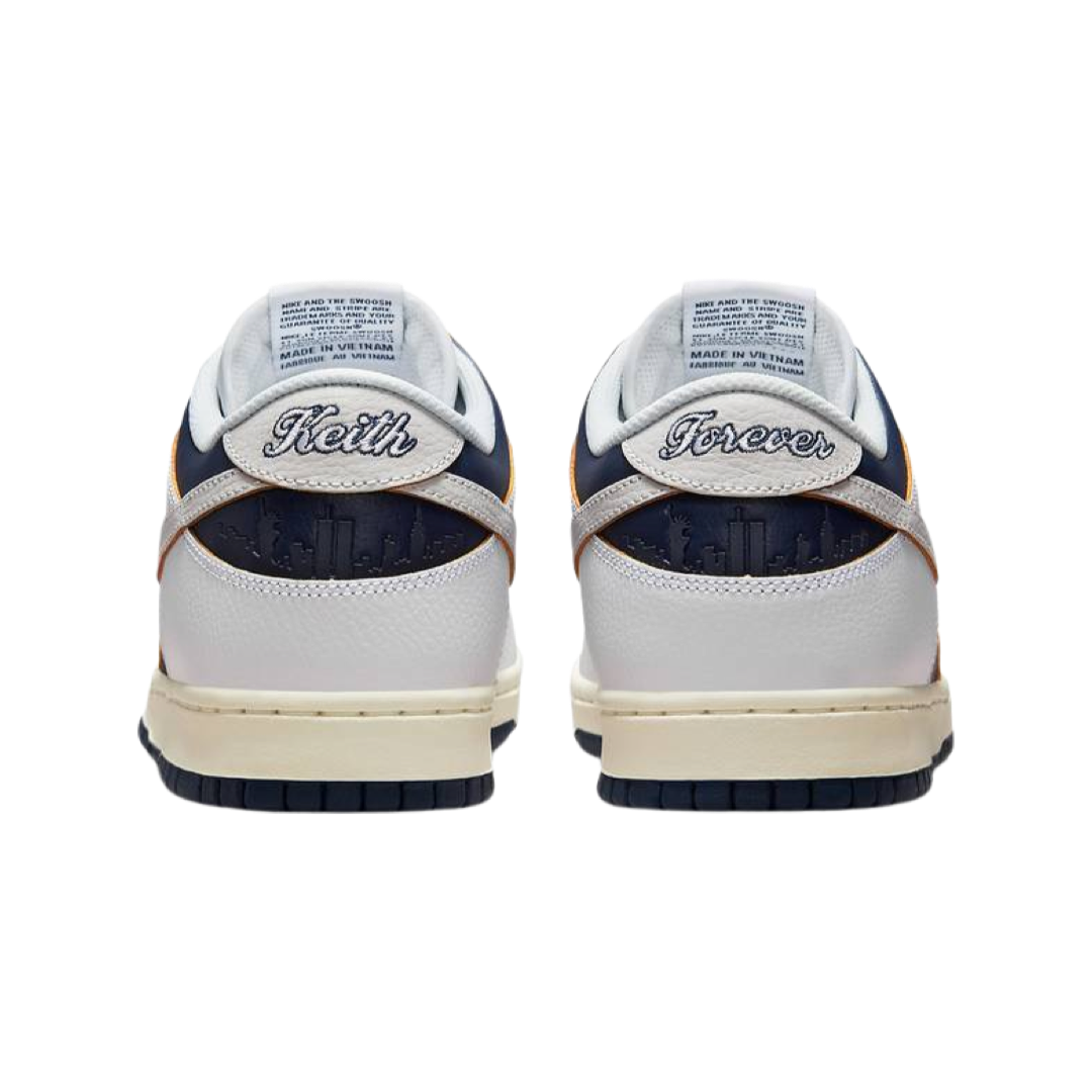 Nike SB Dunk Low HUF New York City Sneakers - White, Vast Grey & Midnight Navy Colorway - Skateboarding Shoes for Streetwear & Urban Fashion