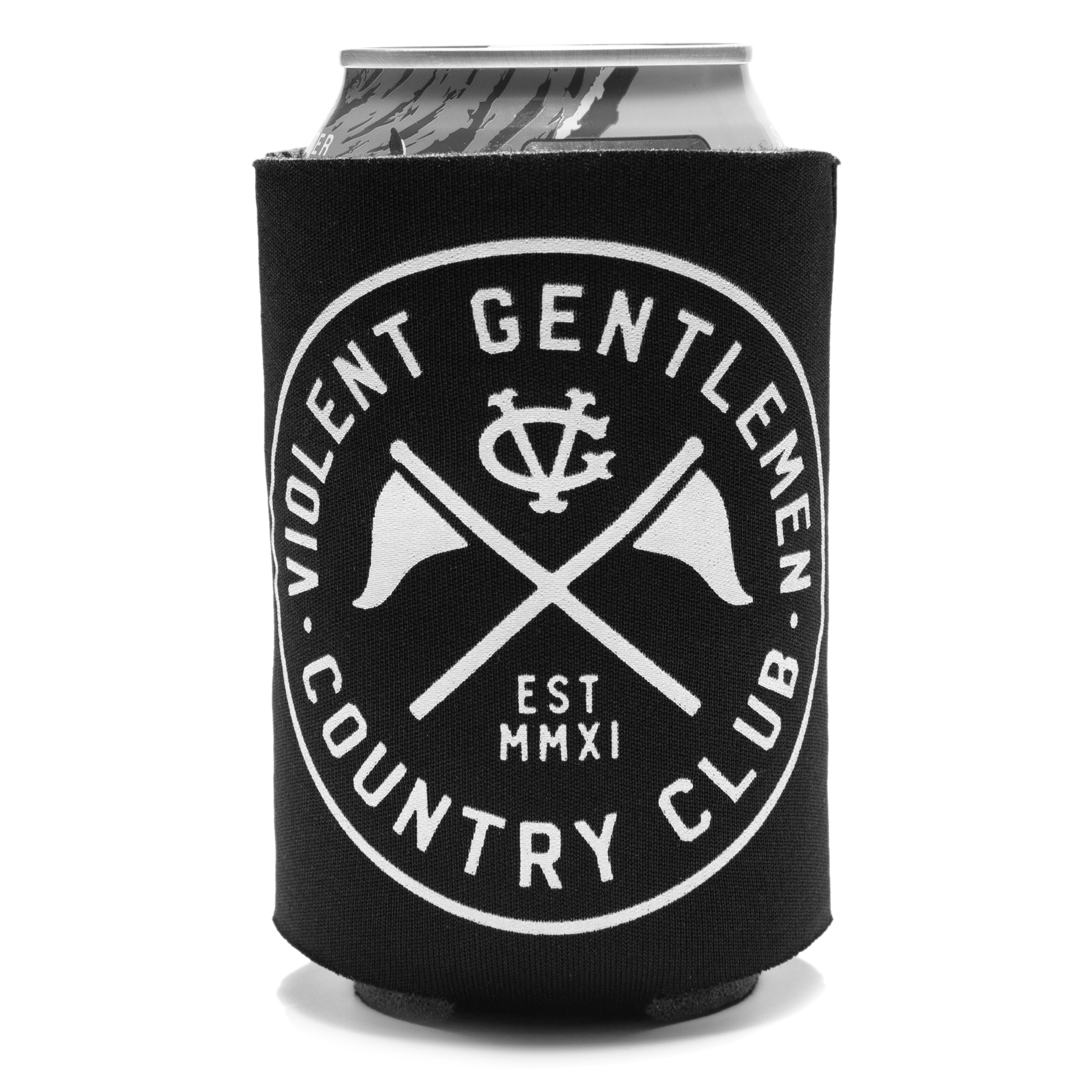 Country Club Coozie - Premium Insulated Beer Can Cooler Sleeve for Golf, Tailgating & Outdoor Events - Keep Drinks Cold & Stylish