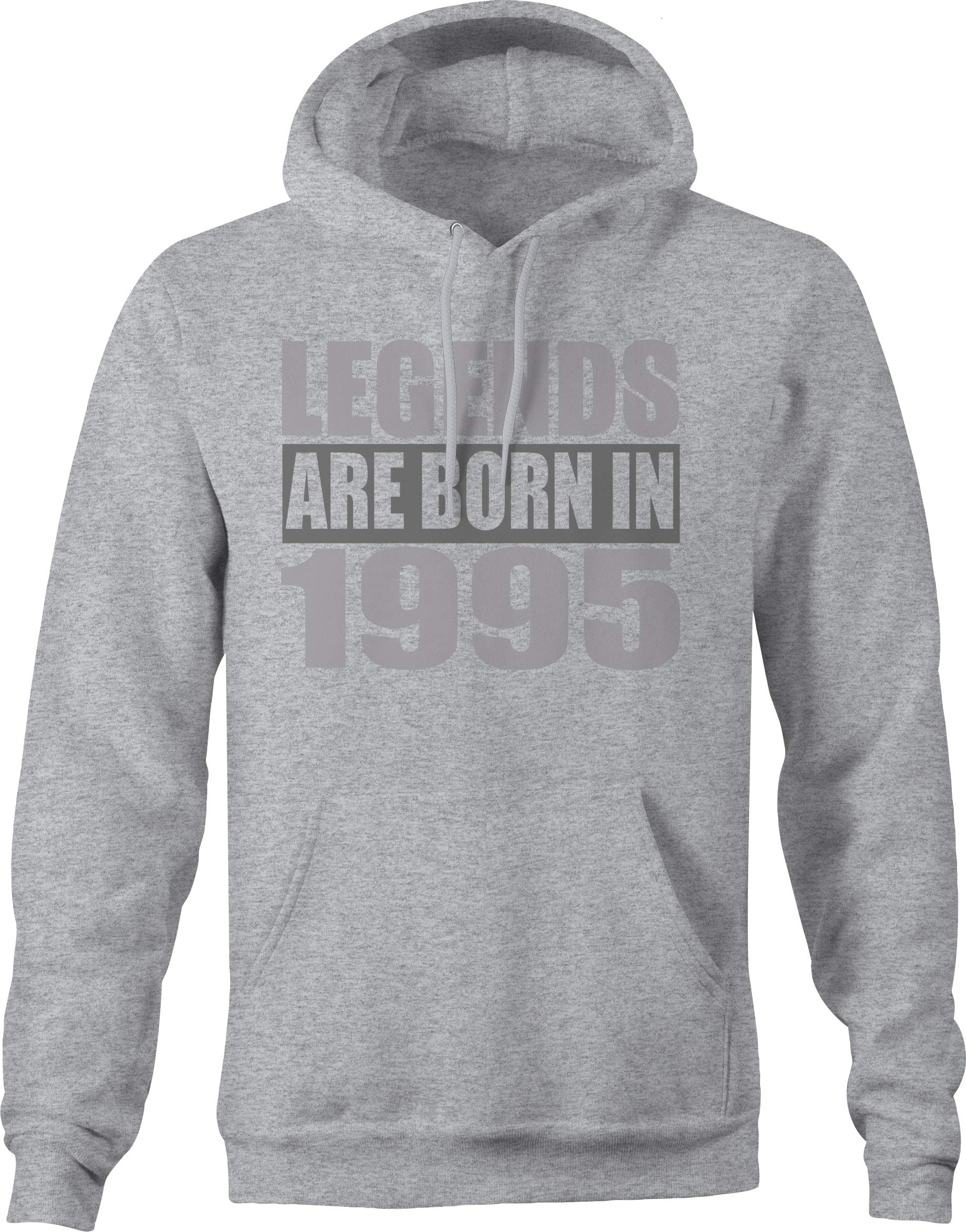 1995 Vintage Graphic Hoodie - Soft Cotton Pullover for Men & Women - Perfect for Casual Wear, Birthdays & Nostalgic Gifts (XL, Gray)