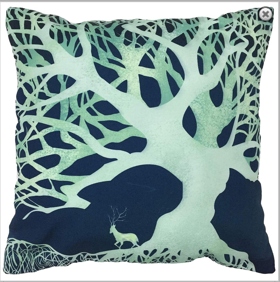 Decorative LED Light Up Throw Pillow for Home - Big TREEIN Lights - Perfect for Bedroom, Living Room & Christmas Decor