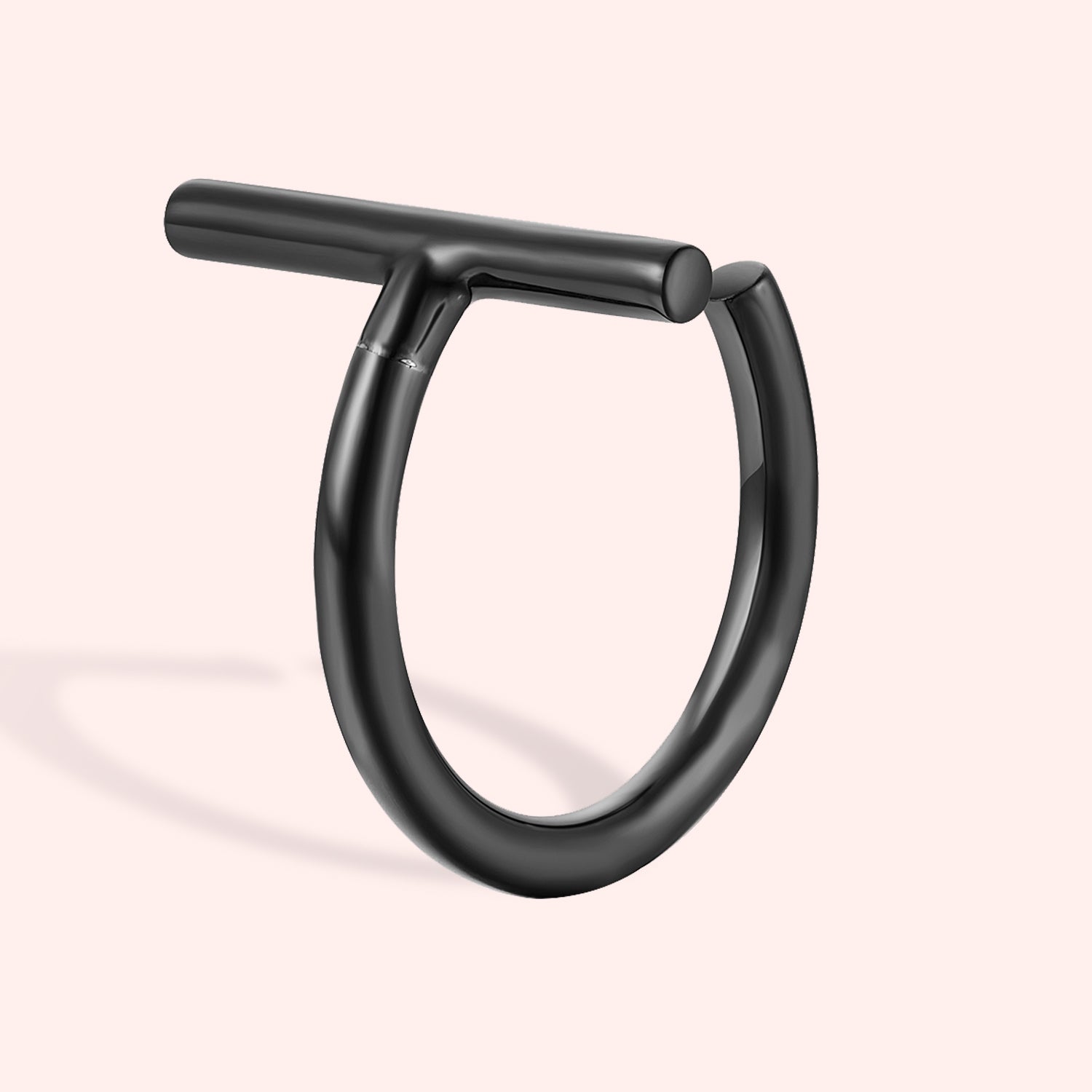 Charisma Black Lip Ring - Stylish Body Jewelry for Piercings | Perfect for Goth, Punk & Alternative Fashion