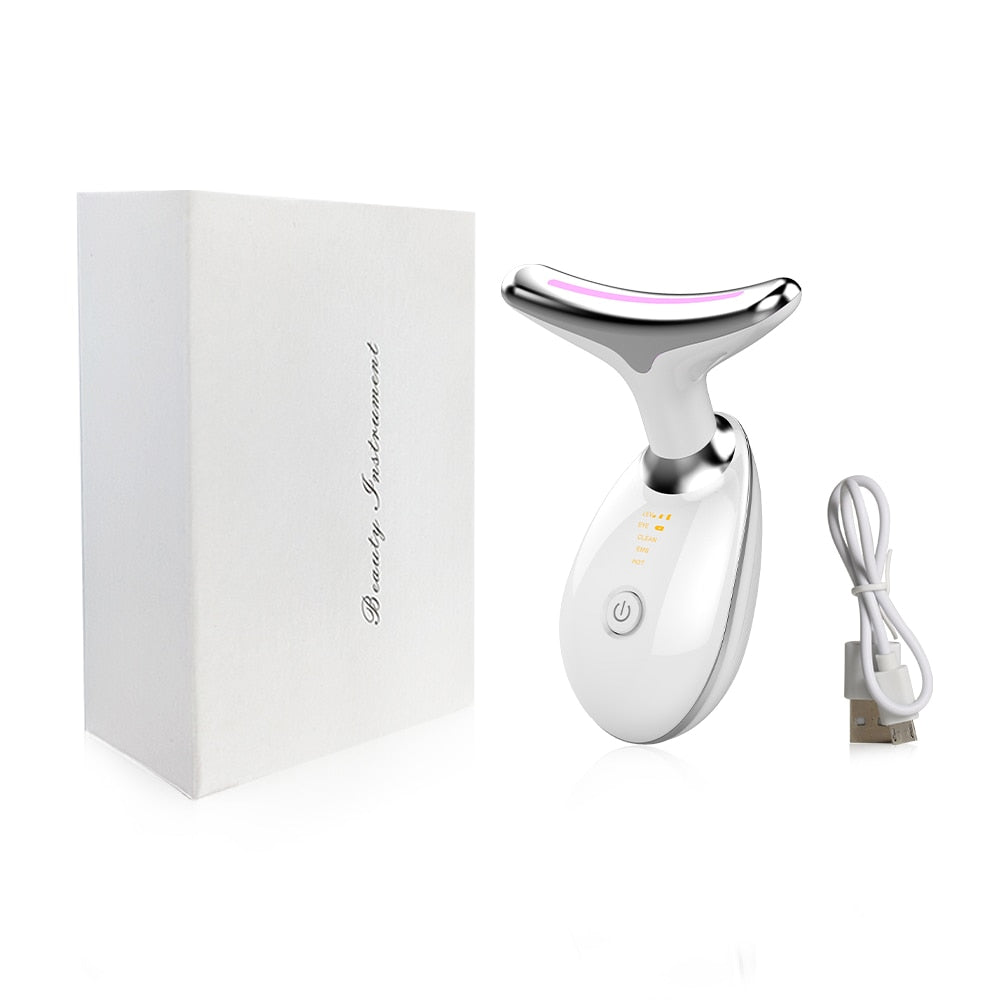 Neck and Face Beauty Device - Anti-Aging Massager for Skin Tightening & Wrinkle Reduction | Perfect for Home Spa & Self-Care Routines