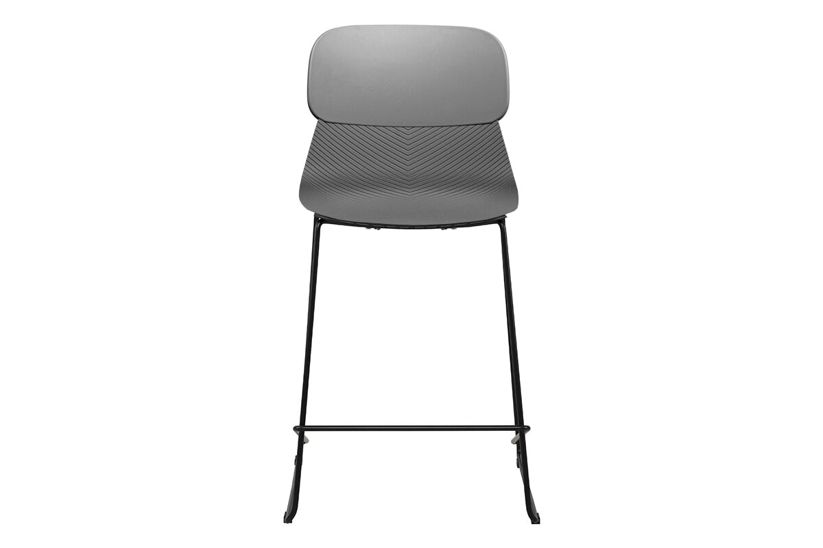 Sammy Counter Stool with Sled Base - 30 Inch Bar Height Stool, Durable Plastic Construction - Perfect for Kitchen Islands, Breakfast Bars & Home Decor