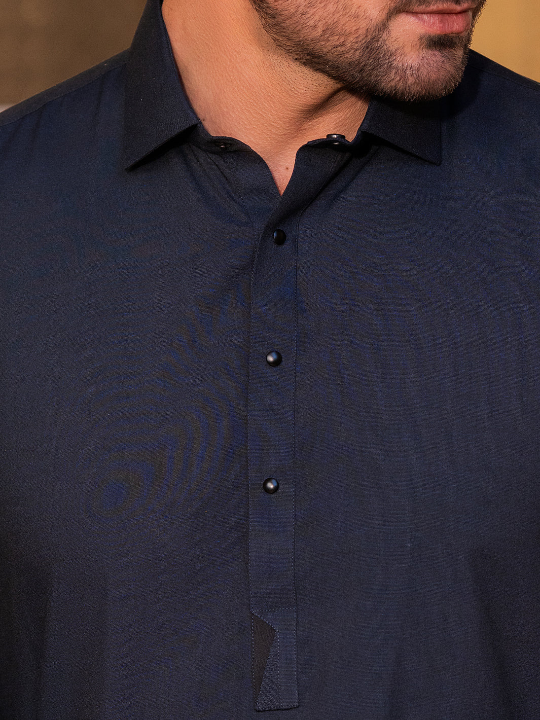 Premium Blended Dark Blue Shalwar Kameez - Traditional Pakistani Outfit by Almirah - Perfect for Eid, Weddings & Special Occasions