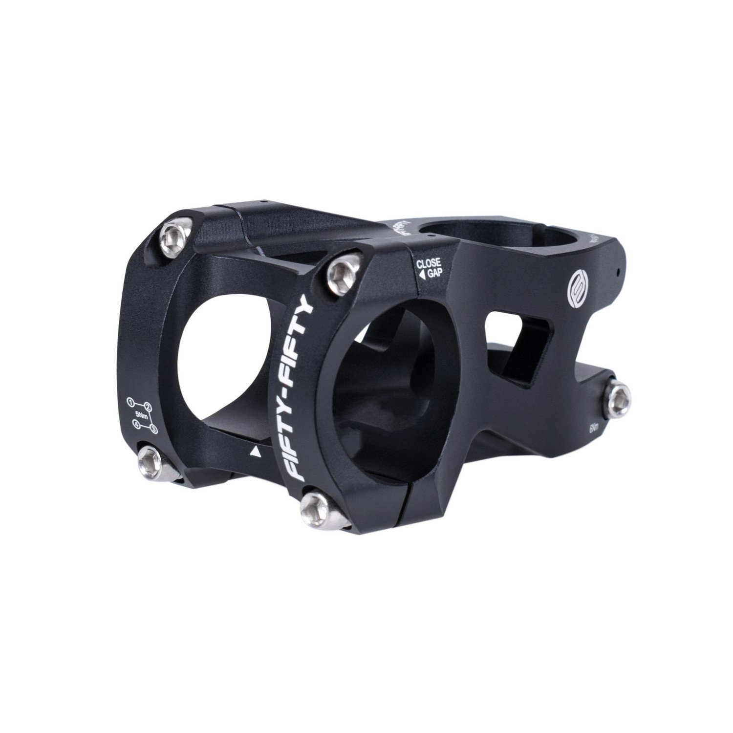 High-Performance FIFTY-FIFTY Aluminum Alloy Mountain Bike Stem - 1-1/8