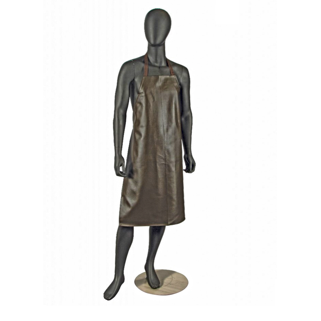 San Jamar 25 x 28 Inch Heavy-Duty Bib Apron for Kitchen & Restaurant - Brown Chef Apron for Cooking, Grilling & Food Service Professionals