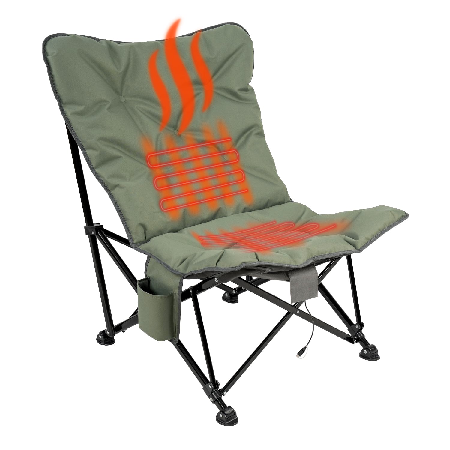 Aurora Heated Massage Chair with Bluetooth - Perfect for Home, Office & Relaxation - Warm & Comfortable for Winter Use