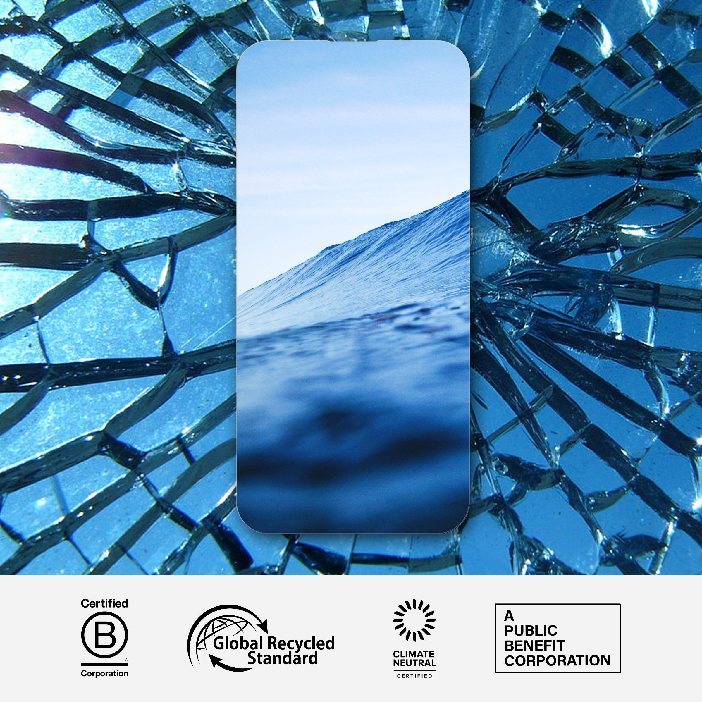 SUSTAIN Premium Tempered Glass Screen Protector for iPhone 14 Pro Max - 9H Hardness, HD Clear, Anti-Scratch, Bubble-Free - Perfect for Work, Travel & Everyday Protection