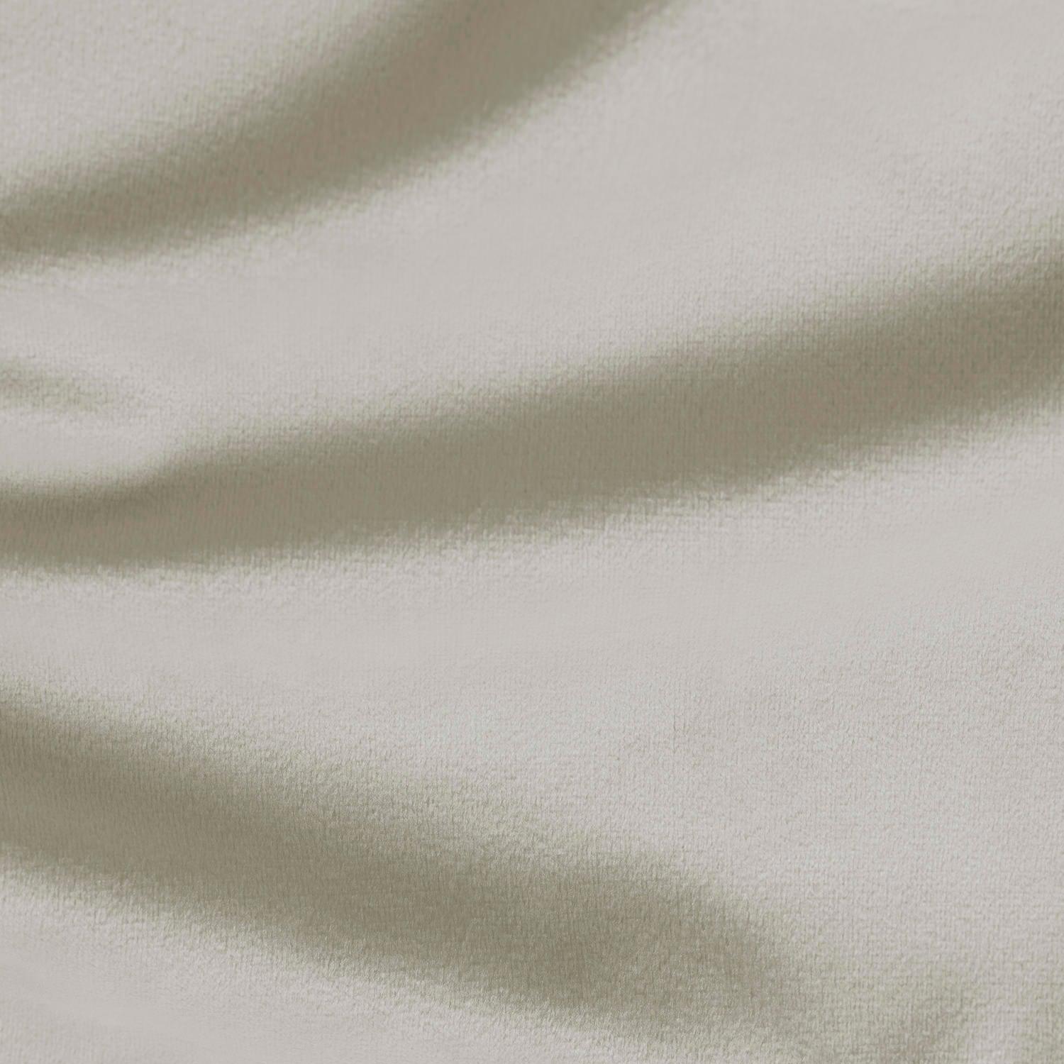 Off White Simply Velvet Swatch - Premium Velvet Fabric Sample for Fashion Designers & DIY Projects | Perfect for Upholstery, Clothing & Home Decor