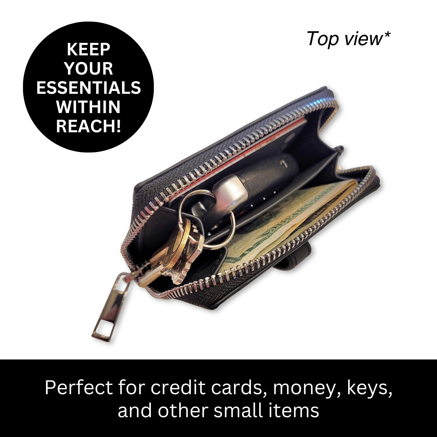 Clip and Go Brushed Vegan Phone Lanyard - Adjustable Crossbody Phone Case with Pouch, Removable Strap for Travel, Shopping, and Outdoor Adventures