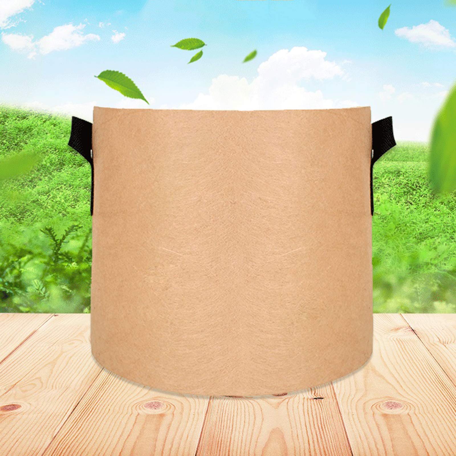3Pcs 20 Gallon Breathable Fabric Planting Bags with Handles - Nonwoven Plant Pots for Vegetables, Flowers & Herbs - Durable Garden Containers for Outdoor/Indoor Planting & Home Gardening