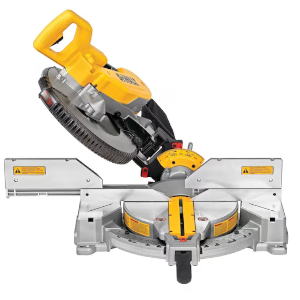 DEWALT DWS716 12-Inch Double Bevel Sliding Compound Miter Saw - 15 Amp Power, Refurbished with Warranty - Perfect for Woodworking, Carpentry, and DIY Home Improvement Projects