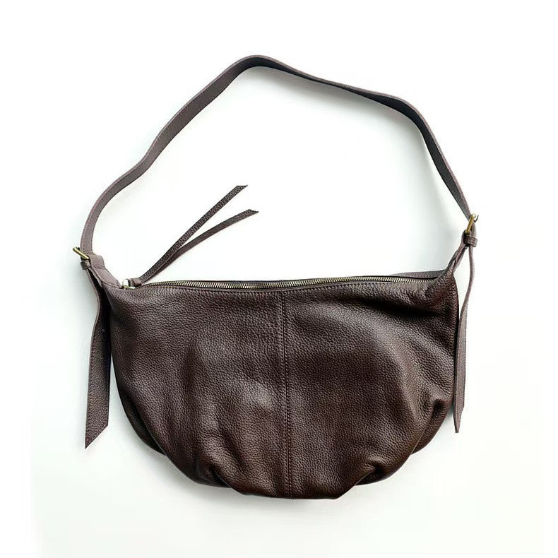 Stylish Curved Shoulder Bag for Women - Fashionable Everyday Crossbody Purse - Perfect for Work, Travel & Shopping
