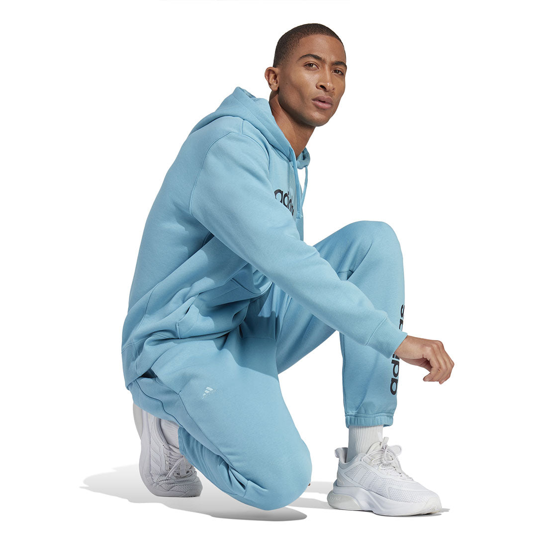 Adidas Men's All SZN Fleece Graphic Pants (IC9785) - Comfortable Winter Joggers for Running, Gym & Lounge Wear
