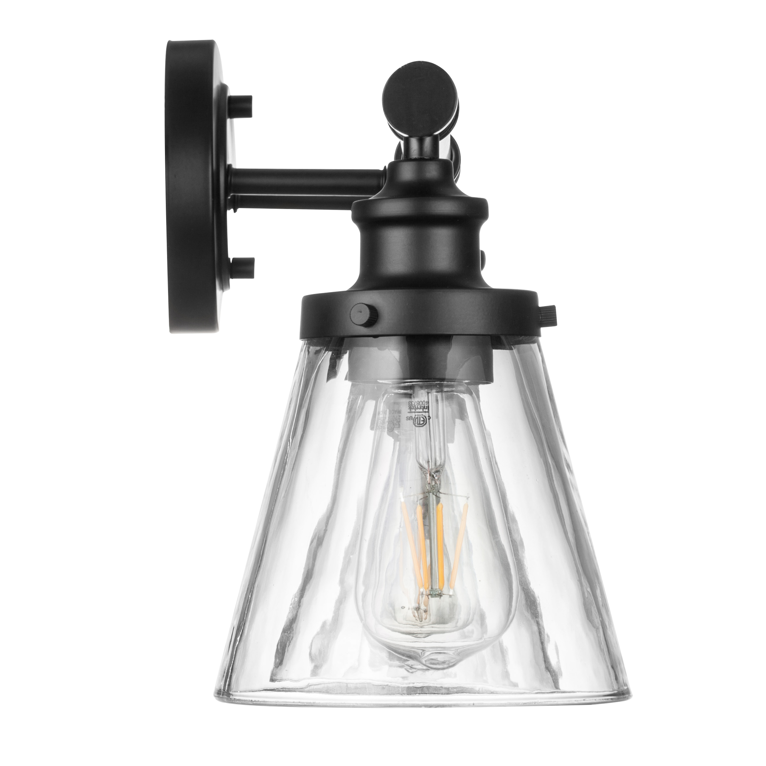 Helenah 4-Light Vanity Light Fixture in Matte Black - Perfect for Bathroom, Bedroom, and Dressing Room Lighting