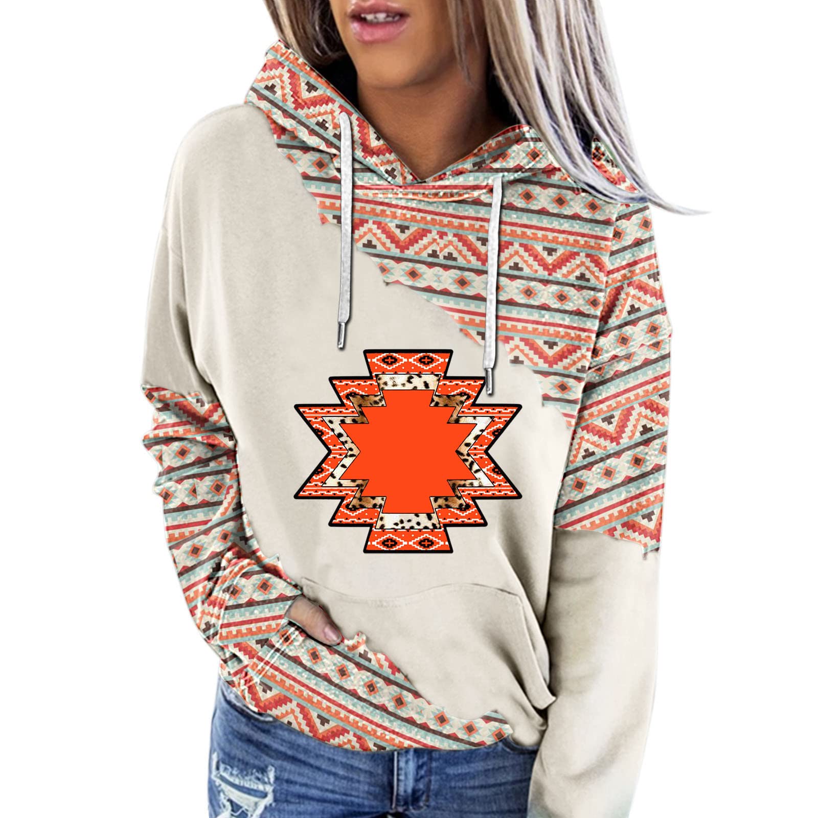 Oversized Women's Hoodie - Fall Casual Loose Fit Plus Size Long Zip Front Sweatshirt | Cozy Loungewear, Streetwear & Outdoor Activities