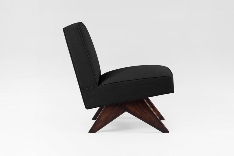 Pierre Jeanneret Mid-Century Modern Sofa Chair | Authentic Chandigarh Chair Replica | Vintage Designer Furniture for Living Room, Lounge & Office