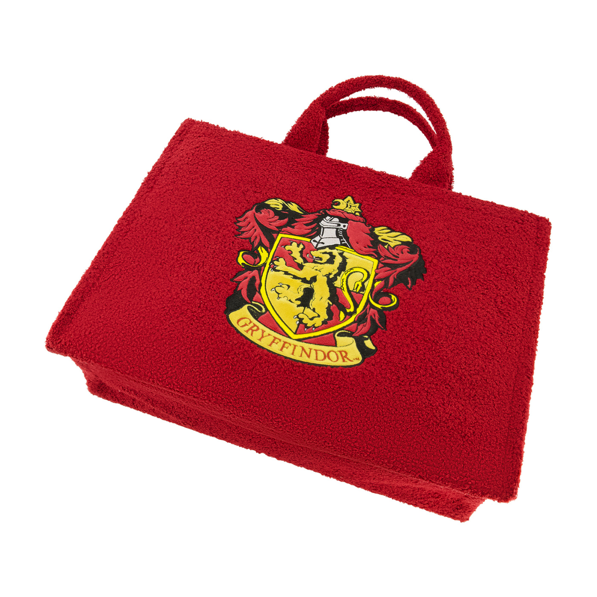 Harry Potter Gryffindor Crest Tote Bag with Trolley Strap - Stylish Hogwarts House Themed Shopping Bag for Fans, Travel & Grocery Shopping