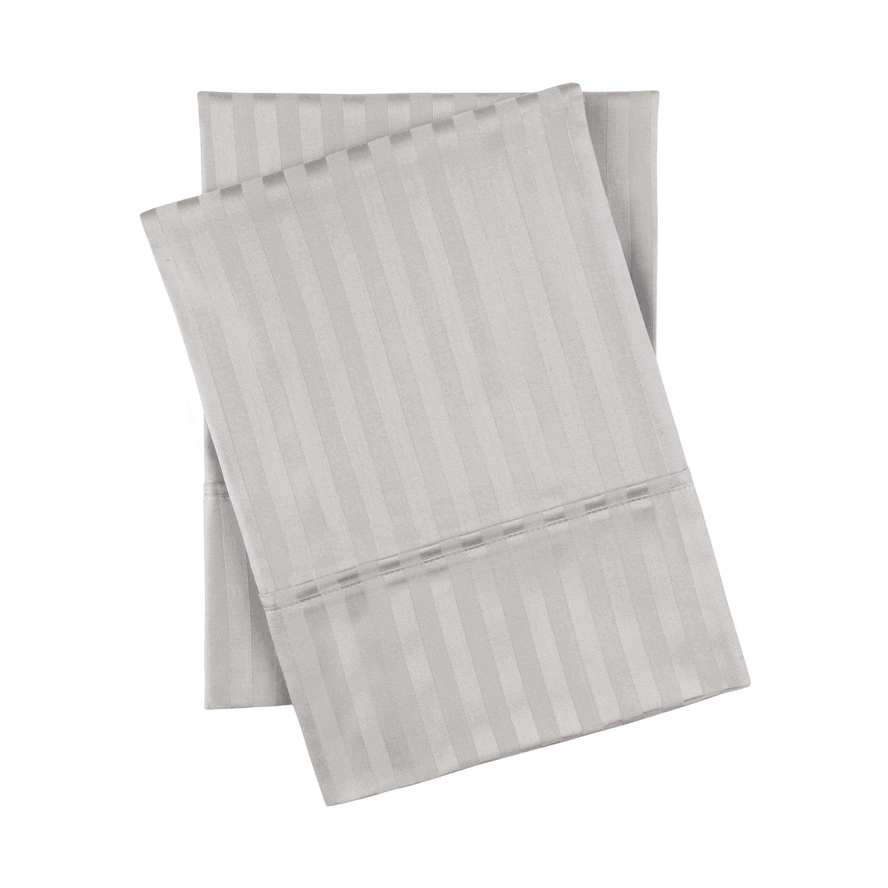 Premium 400 Thread Count Egyptian Cotton Pillowcase Set of 2 - Soft & Breathable Bedding for Side Sleepers, Hotel Luxury Feel - Perfect for Master Bedroom, Guest Room & Travel