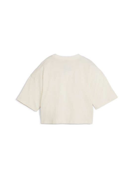 PUMA Women's Better Oversized White T-Shirt | Soft Cotton Casual Tee for Everyday Wear | Gym, Lounge & Street Style Outfits