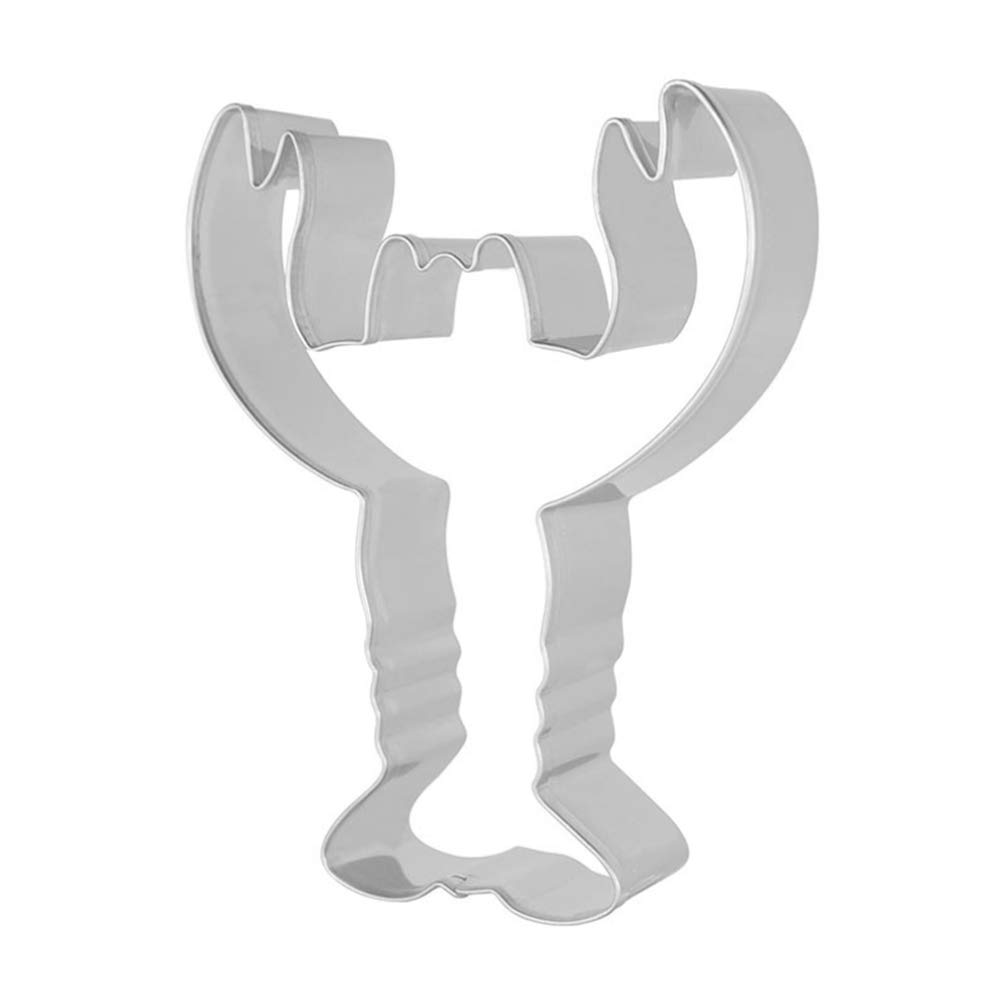Hemoton 4-Piece Stainless Steel Lobster Cookie Cutters - Baking Molds for Cookies, Fruits, Cakes - Perfect for Birthday Parties, Baking Decorations & Kids Cooking Activities