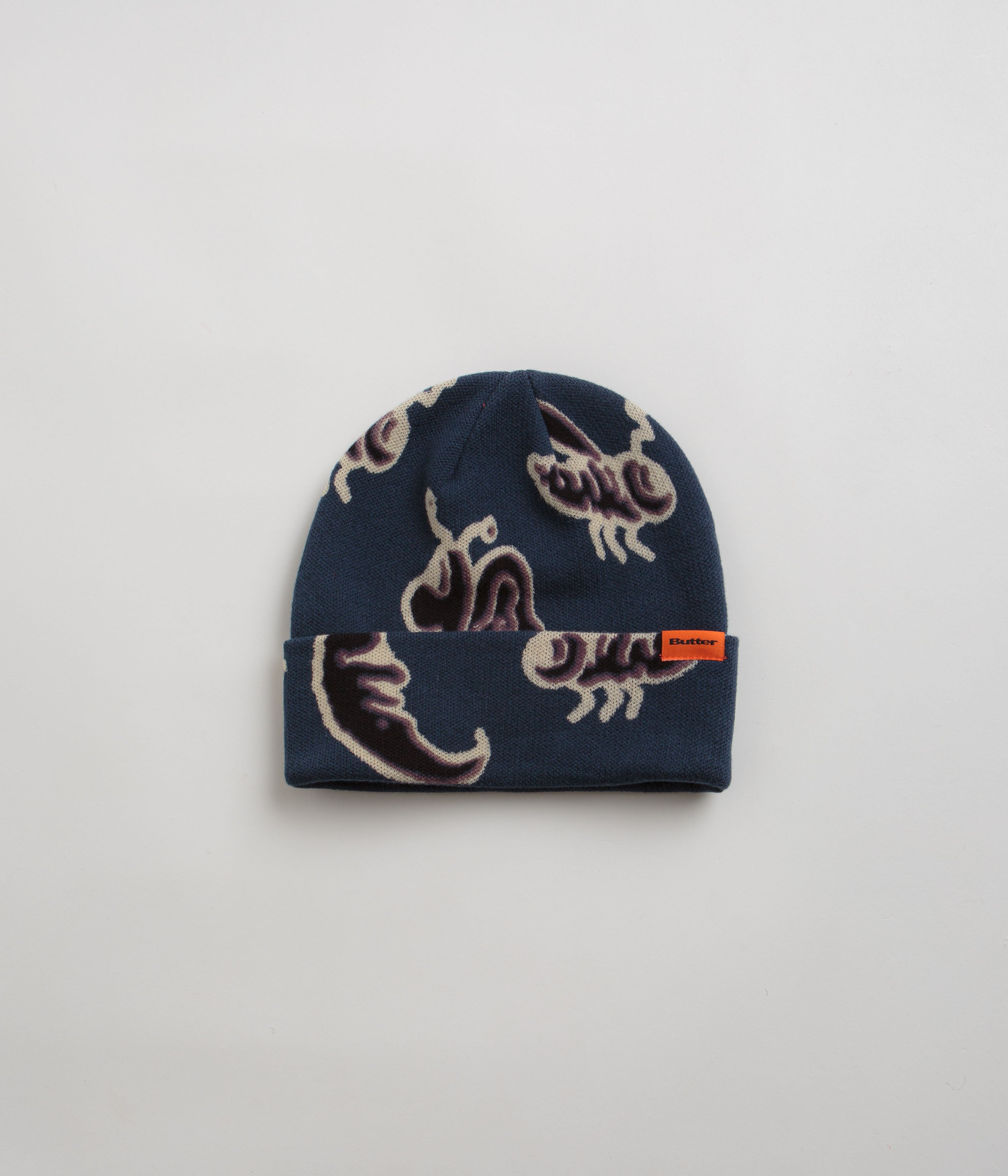 Butter Goods Critter Beanie Slate - Cozy Winter Hat for Men & Women - Perfect for Skiing, Snowboarding & Outdoor Activities