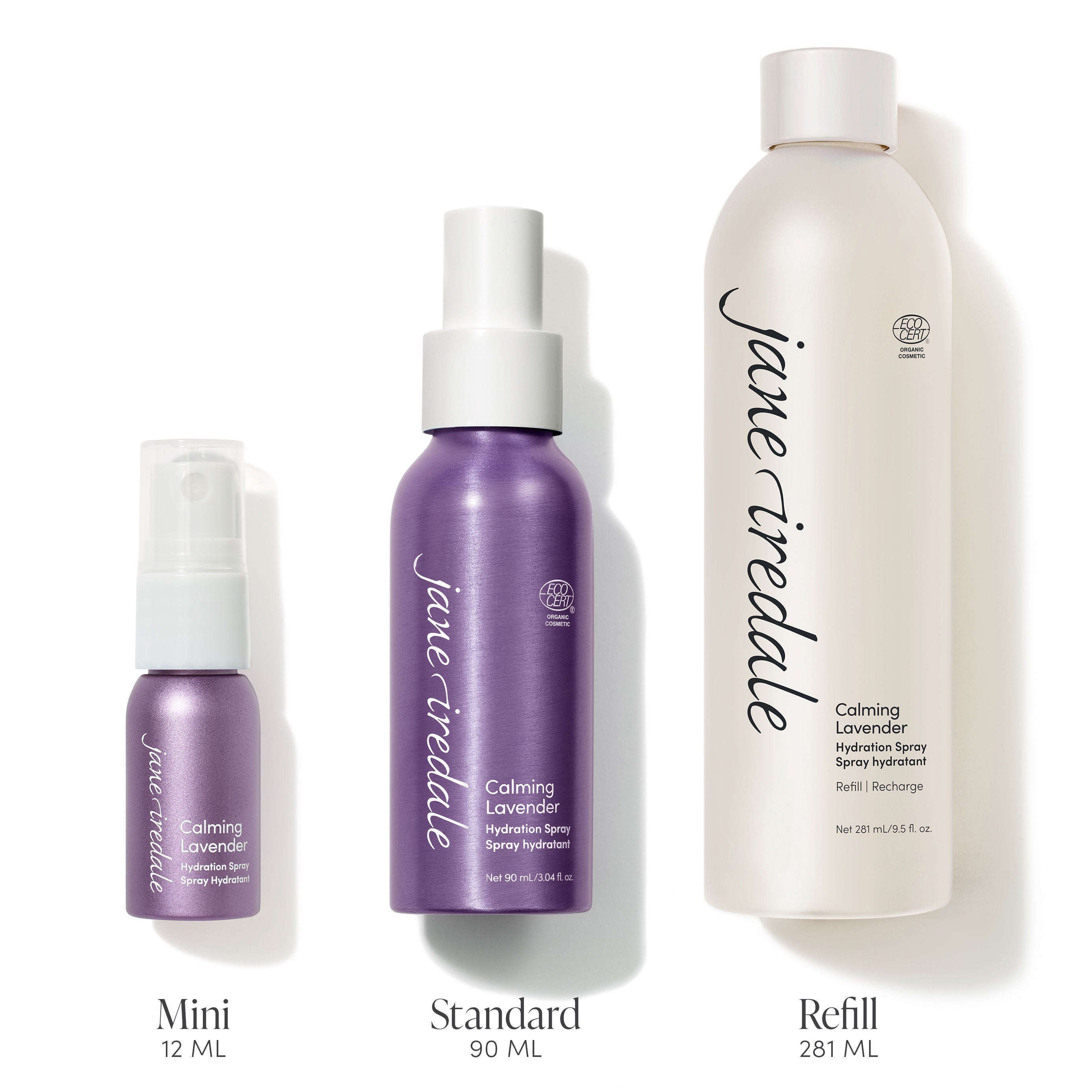 Calming Lavender Hydration Spray Refill - Soothing Facial Mist for Dry Skin & Stress Relief - Perfect for Travel, Office & Home Use