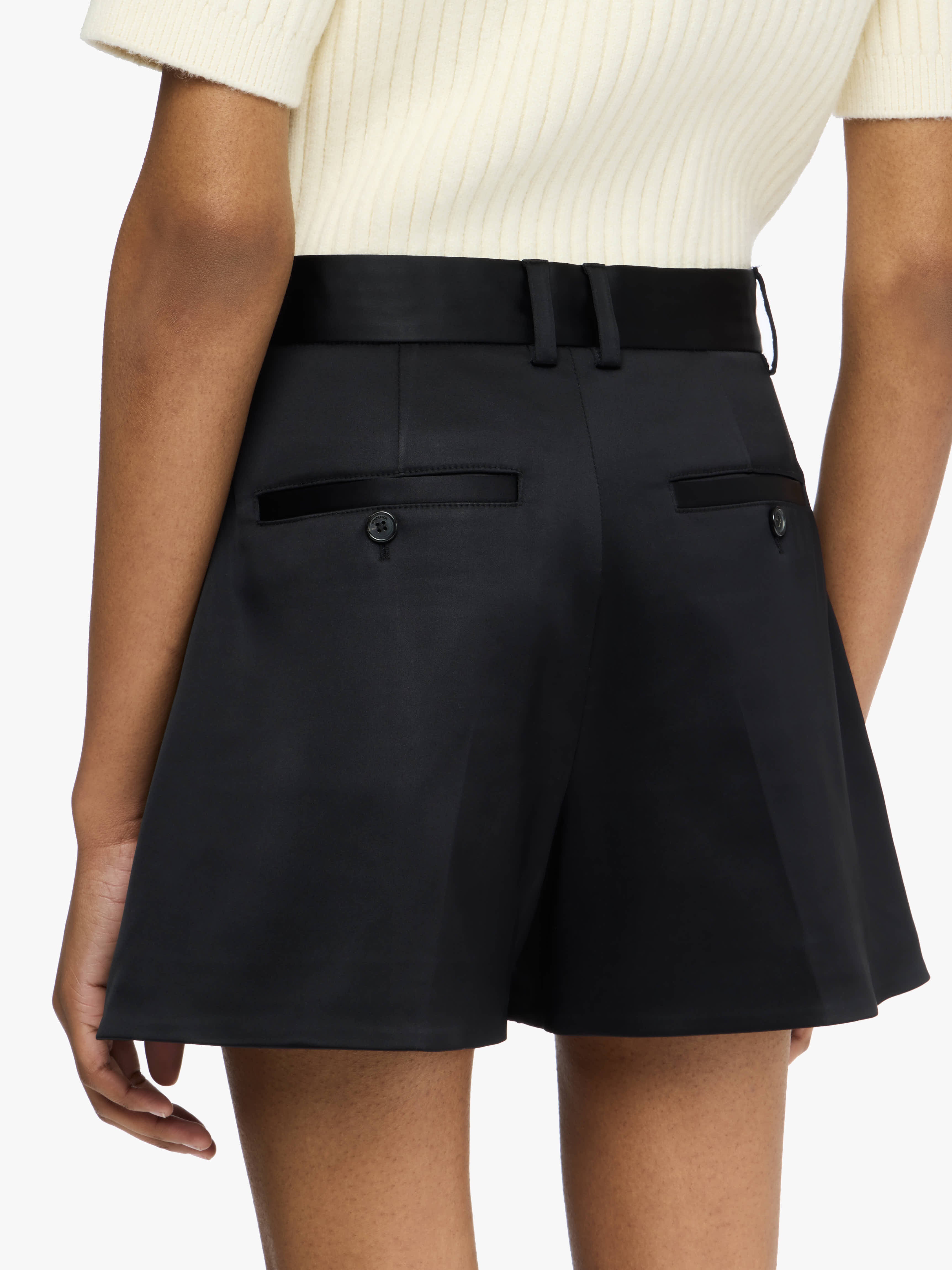 Premium Tailored Black Shorts for Men - Comfortable & Stylish Casual Wear for Summer, Gym, and Outdoor Activities